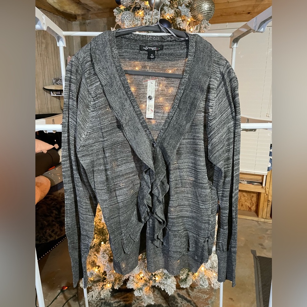Sharagano studio cardigan, sweater size xl